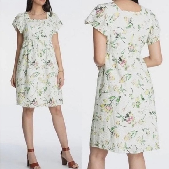 Adyson Parker Floral Eyelet Dress - Picture 1 of 6